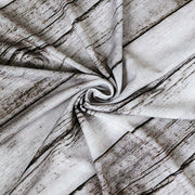 7.5 ft Fitted Spandex Wood Plank Round Backdrop Stand Cover - White BKDP_STNDCIR1_SPX_WOD02_WHT