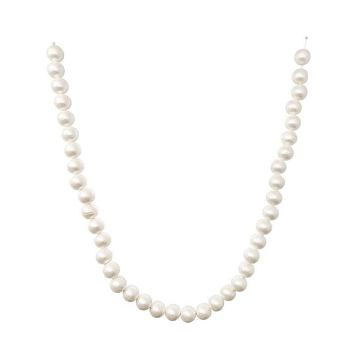 7.5 ft Foam Garland with 40 Pearls - White BKDP_DECOR_PRL_6CM_WHT