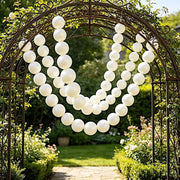 7.5 ft Foam Garland with 40 Pearls - White BKDP_DECOR_PRL_6CM_WHT