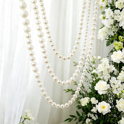 7.5 ft Foam Garland with Pearls - White BKDP_DECOR_PRL_4CM_WHT