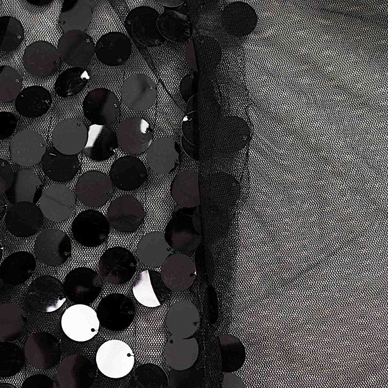 7.5 ft Sparkly Big Payette Sequin Backdrop Stand Cover