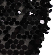 7.5 ft Sparkly Big Payette Sequin Backdrop Stand Cover