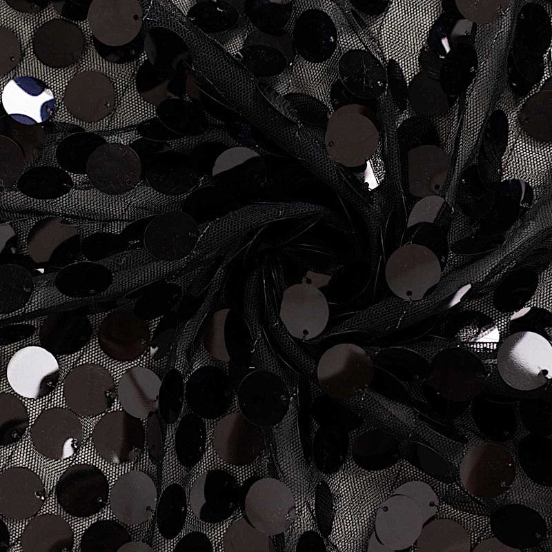 7.5 ft Sparkly Big Payette Sequin Backdrop Stand Cover