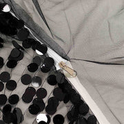 7.5 ft Sparkly Big Payette Sequin Backdrop Stand Cover