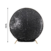 7.5 ft Sparkly Big Payette Sequin Backdrop Stand Cover