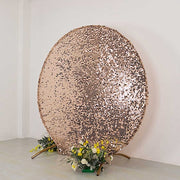 7.5 ft Sparkly Big Payette Sequin Backdrop Stand Cover