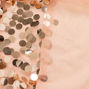 7.5 ft Sparkly Big Payette Sequin Backdrop Stand Cover