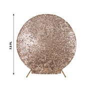 7.5 ft Sparkly Big Payette Sequin Backdrop Stand Cover