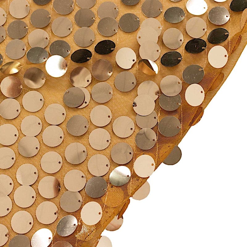 7.5 ft Sparkly Big Payette Sequin Backdrop Stand Cover