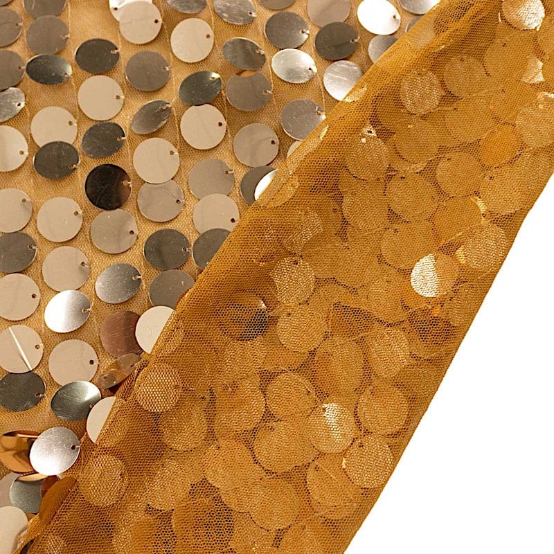 7.5 ft Sparkly Big Payette Sequin Backdrop Stand Cover