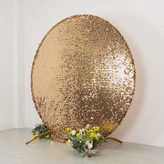 7.5 ft Sparkly Big Payette Sequin Backdrop Stand Cover