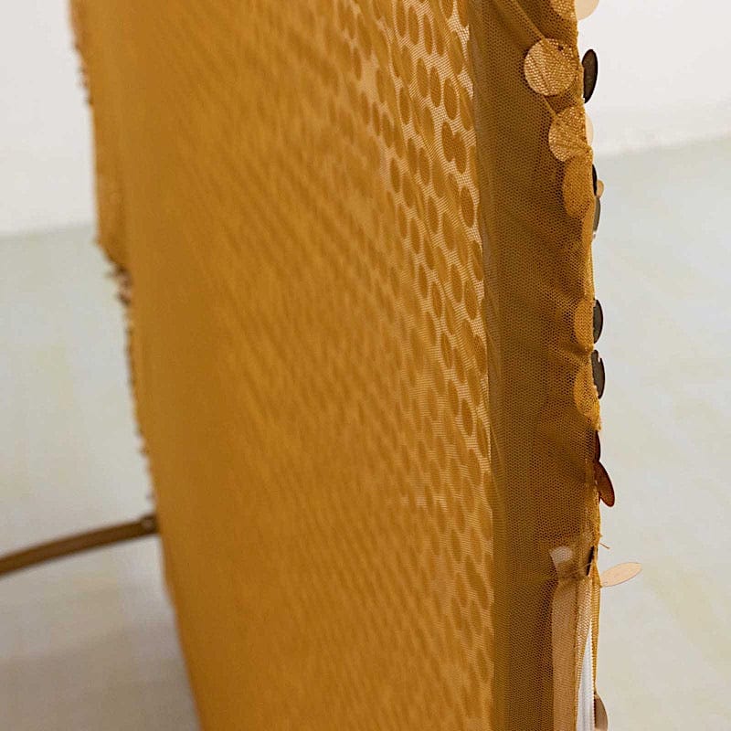 7.5 ft Sparkly Big Payette Sequin Backdrop Stand Cover