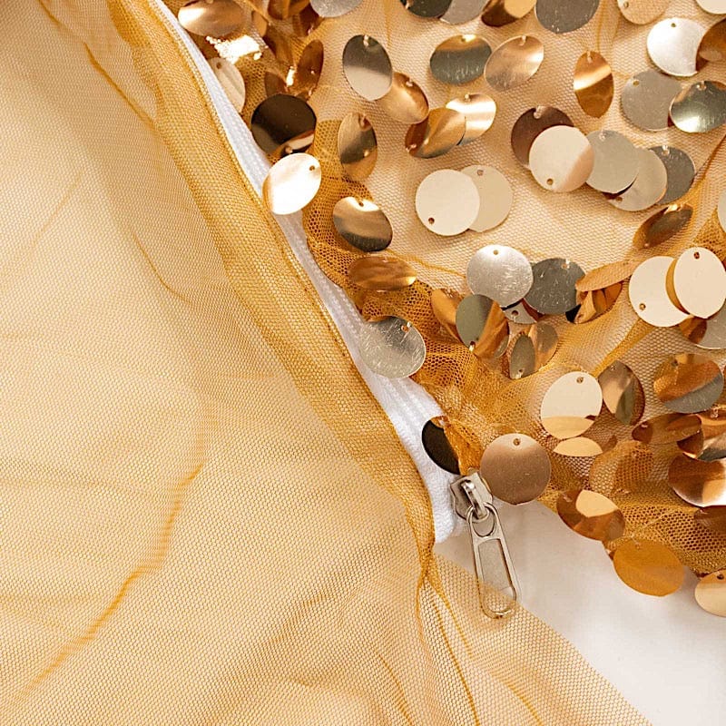 7.5 ft Sparkly Big Payette Sequin Backdrop Stand Cover