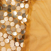 7.5 ft Sparkly Big Payette Sequin Backdrop Stand Cover