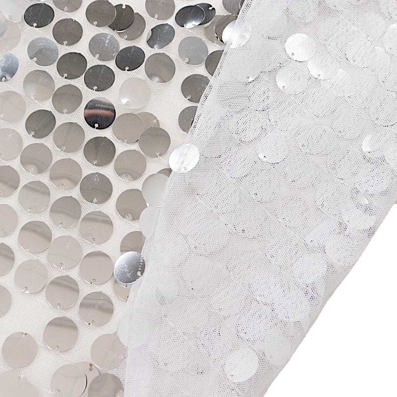 7.5 ft Sparkly Big Payette Sequin Backdrop Stand Cover