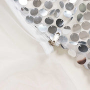 7.5 ft Sparkly Big Payette Sequin Backdrop Stand Cover