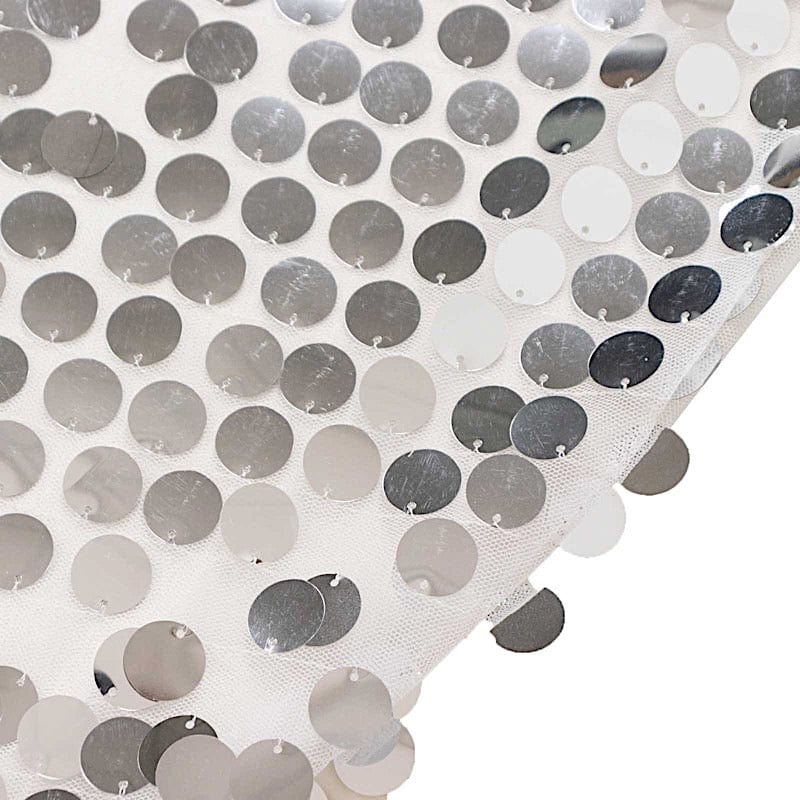 7.5 ft Sparkly Big Payette Sequin Backdrop Stand Cover