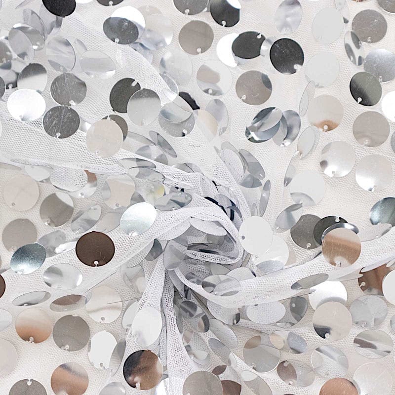 7.5 ft Sparkly Big Payette Sequin Backdrop Stand Cover