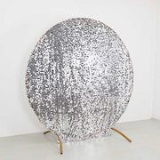 7.5 ft Sparkly Big Payette Sequin Backdrop Stand Cover