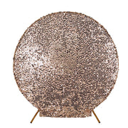 7.5 ft Sparkly Big Payette Sequin Backdrop Stand Cover BKDP_STNDCIR1_71S_046