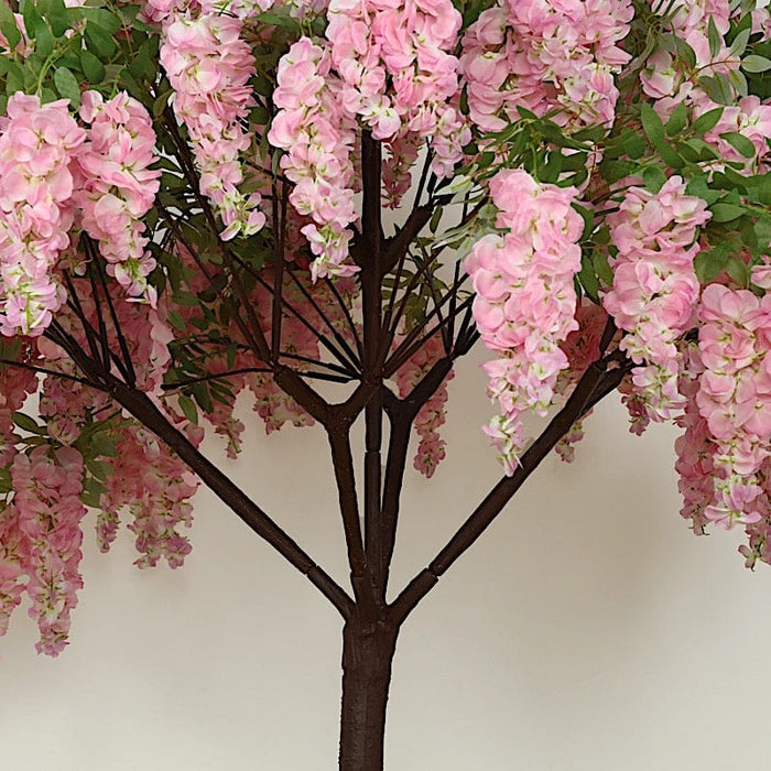 7 ft Freestanding Wisteria Tree With Detachable Metal Base