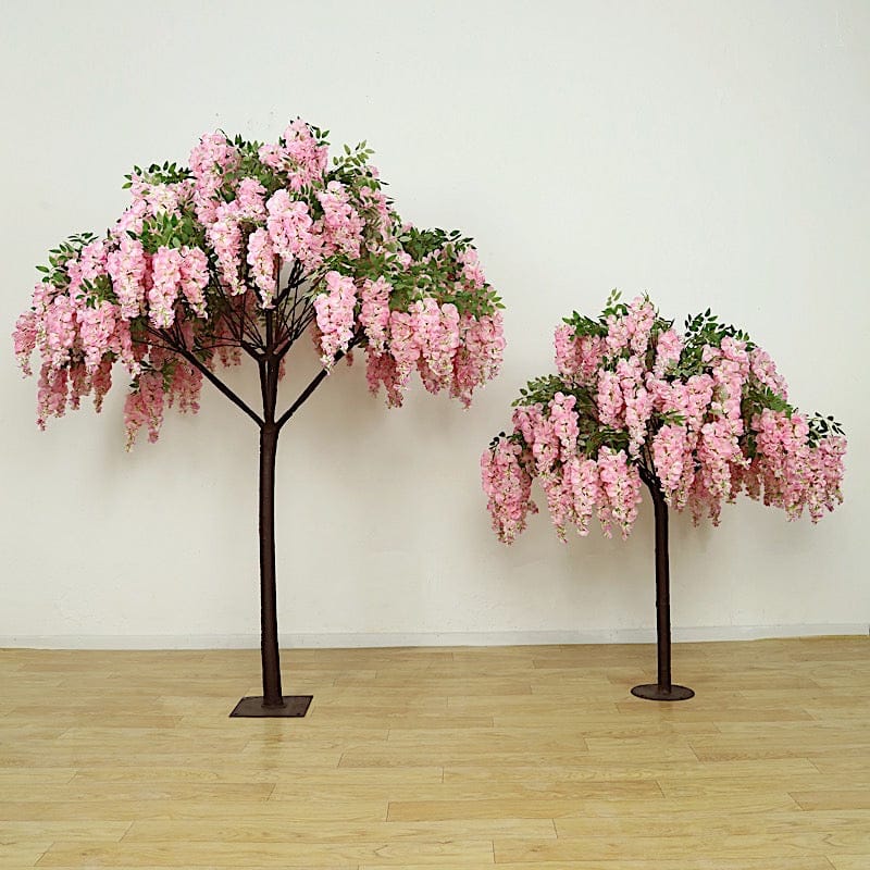 7 ft Freestanding Wisteria Tree With Detachable Metal Base