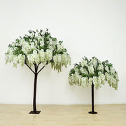 7 ft Freestanding Wisteria Tree With Detachable Metal Base