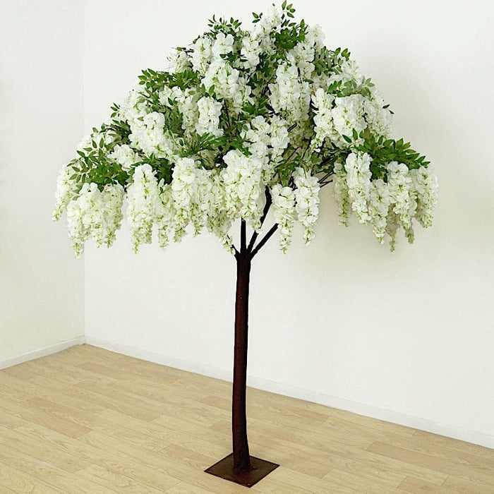 7 ft Freestanding Wisteria Tree With Detachable Metal Base