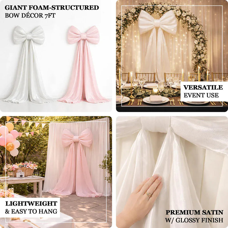 7 ft Giant Bow Tie Decor for Weddings and Events