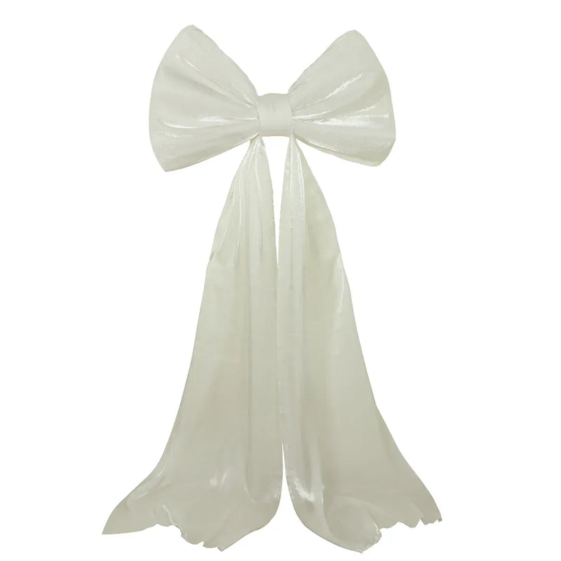7 ft Giant Bow Tie Decor for Weddings and Events BKDP_DECOR_BOW_6FT_WHT