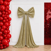 7 ft Giant Velvet Bow Tie Decor for Weddings and Events