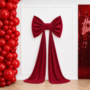 7 ft Giant Velvet Bow Tie Decor for Weddings and Events