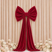 7 ft Giant Velvet Bow Tie Decor for Weddings and Events