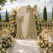 7 ft Giant Velvet Bow Tie Decor for Weddings and Events