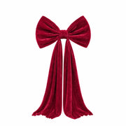 7 ft Giant Velvet Bow Tie Decor for Weddings and Events BKDP_DECOR_BOW_6FT_VEL_BURG
