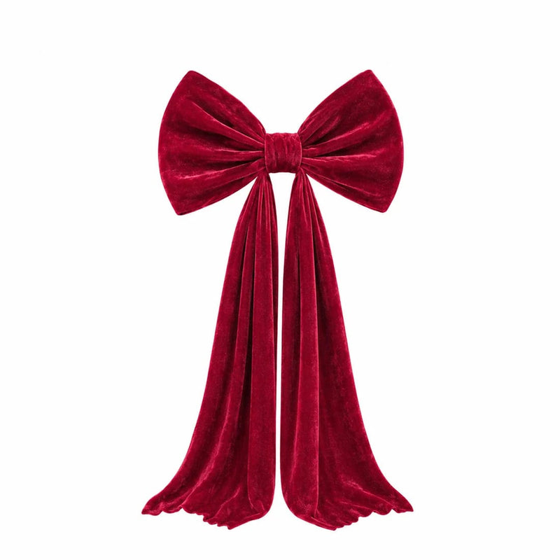 7 ft Giant Velvet Bow Tie Decor for Weddings and Events BKDP_DECOR_BOW_6FT_VEL_BURG