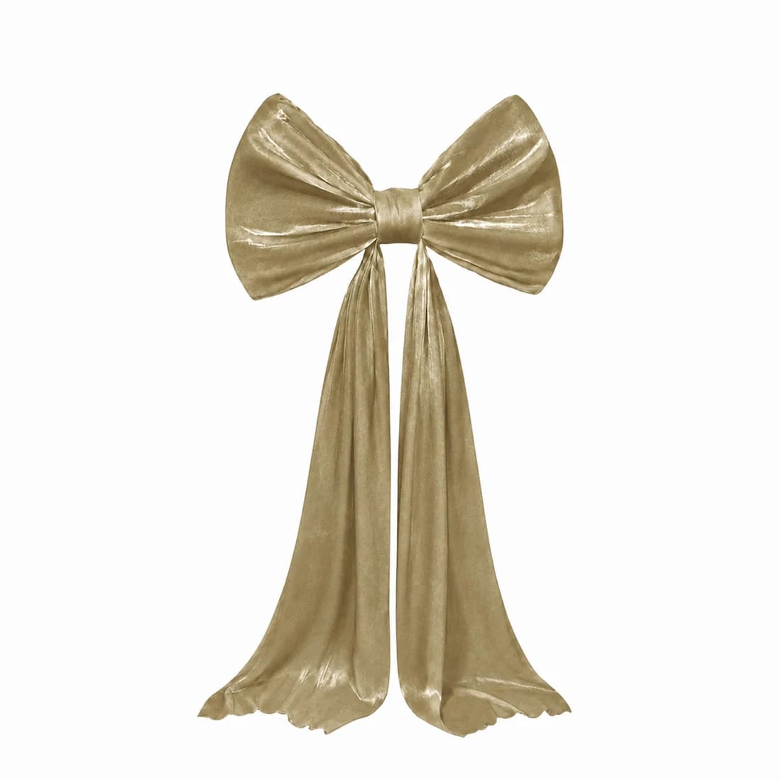 7 ft Giant Velvet Bow Tie Decor for Weddings and Events BKDP_DECOR_BOW_6FT_VEL_GOLD