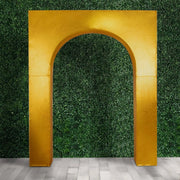 7 ft Metallic Spandex Wedding Arch Cover for Arc de Triomphe Stand - Gold BKDP_STND_TRIOM_22_7_GOLD