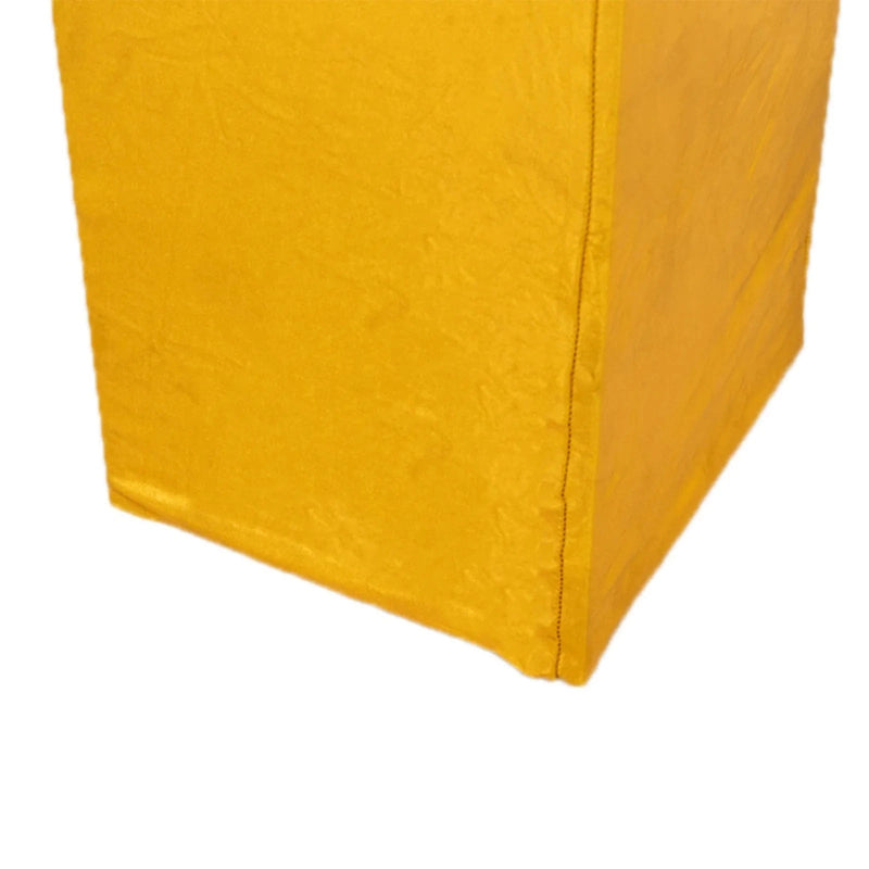 7 ft Metallic Spandex Wedding Arch Cover for Arc de Triomphe Stand - Gold BKDP_STND_TRIOM_22_7_GOLD