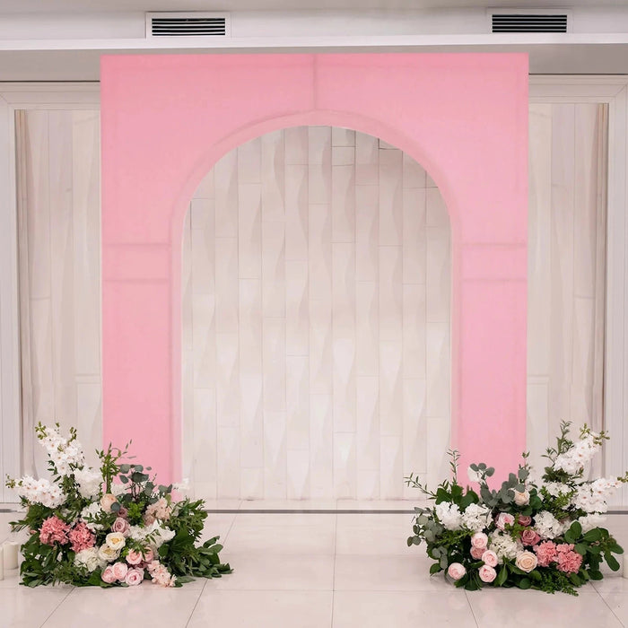 7 ft Spandex Wedding Arch Cover for Arc de Triomphe Stand
