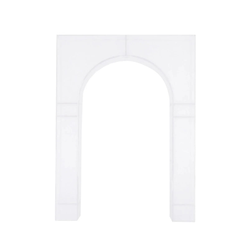 7 ft Spandex Wedding Arch Cover for Arc de Triomphe Stand BKDP_STND_TRIOM_SPX_7_WHT