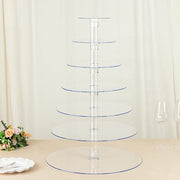 7 Tiers 26" Acrylic Cupcake Stand Set - Clear CAKE_STND_R7A