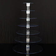 7 Tiers 26" Acrylic Cupcake Stand Set - Clear CAKE_STND_R7A