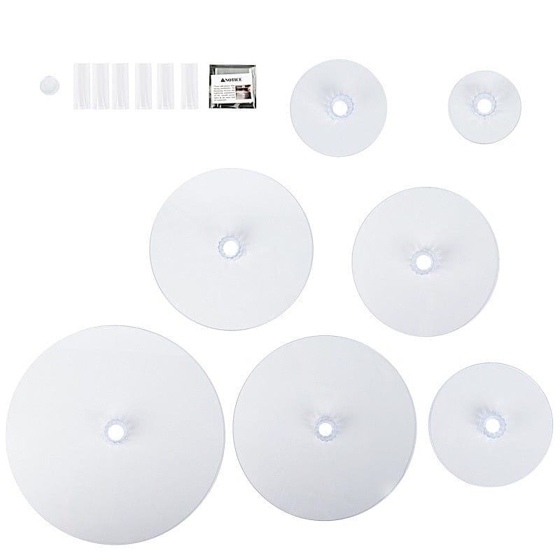 7 Tiers 26" Acrylic Cupcake Stand Set - Clear CAKE_STND_R7A