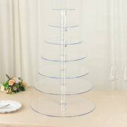 7 Tiers 26" Acrylic Cupcake Stand Set - Clear CAKE_STND_R7A