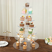 7 Tiers 26" Acrylic Cupcake Stand Set - Clear CAKE_STND_R7A