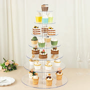 7 Tiers 26" Acrylic Cupcake Stand Set - Clear CAKE_STND_R7A