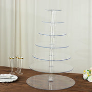 7 Tiers 26" Acrylic Cupcake Stand Set - Clear CAKE_STND_R7A