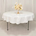 70" Cotton Blend Round Tablecloth for Weddings and Events