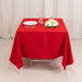 70" Cotton Blend Square Tablecloth with Wrinkle-Resistant Table Cover